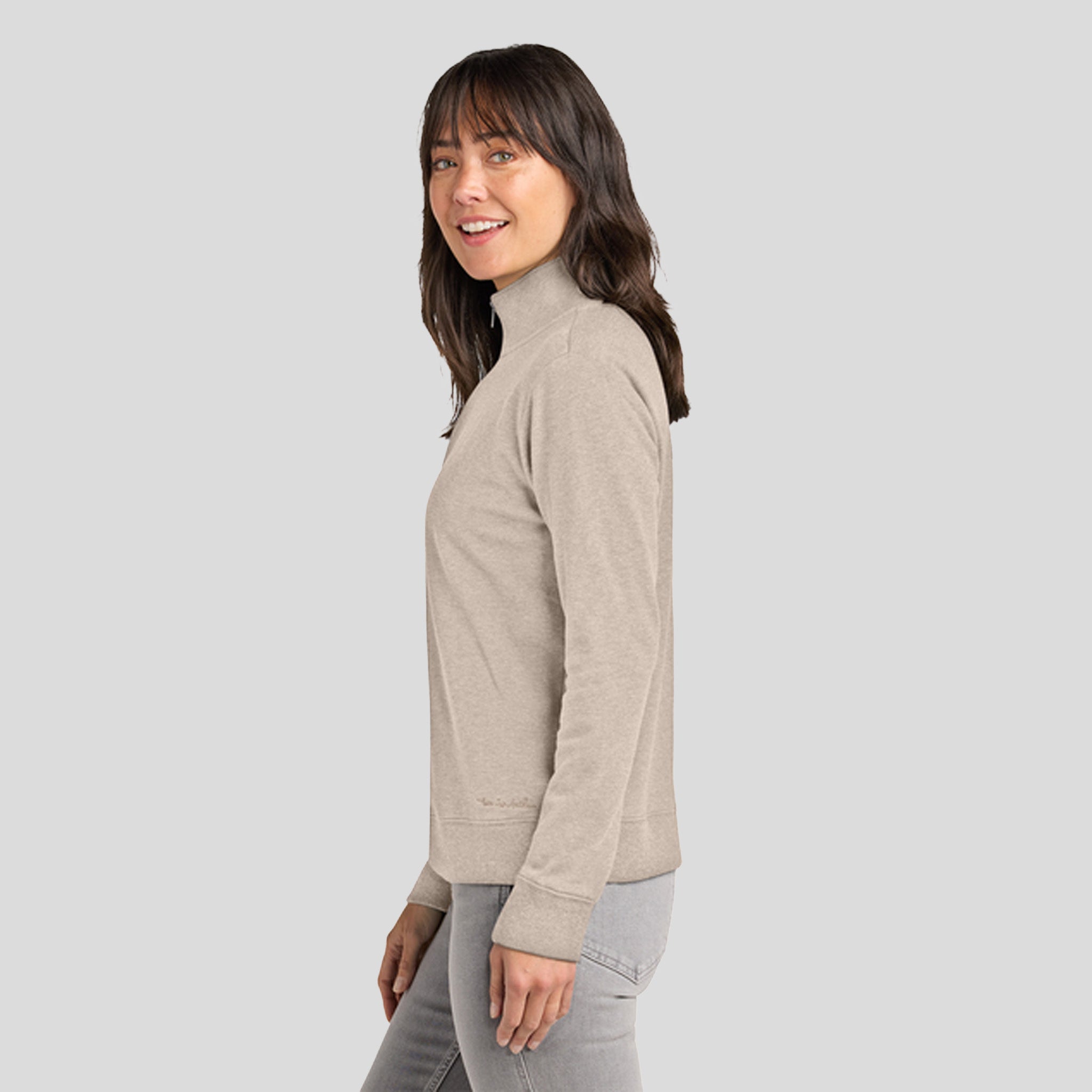 Womenβs Ocean Villa 1/4-Zip | Natural Heather