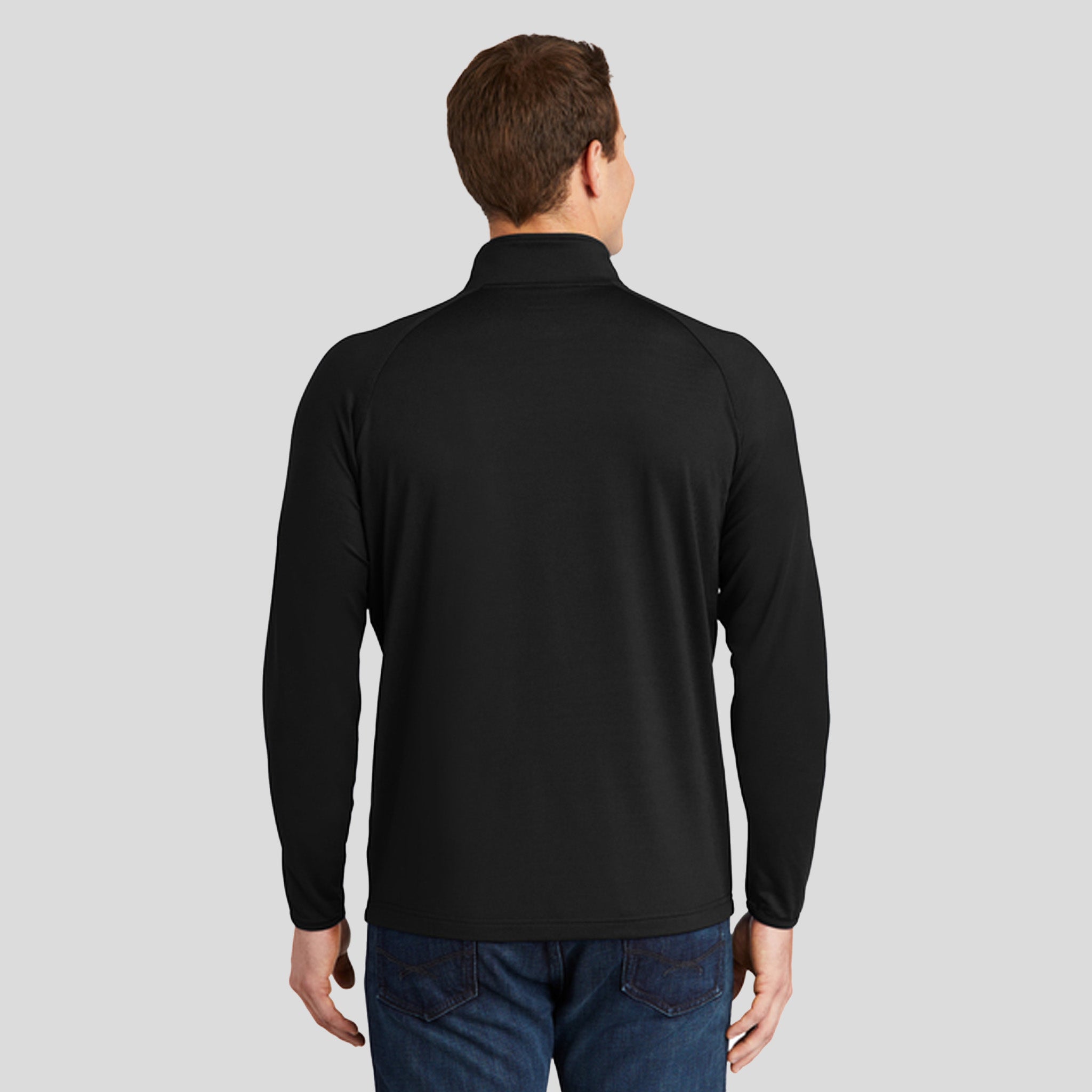Sport-Wickยฎ Stretch 1/4-Zip Pullover | Black