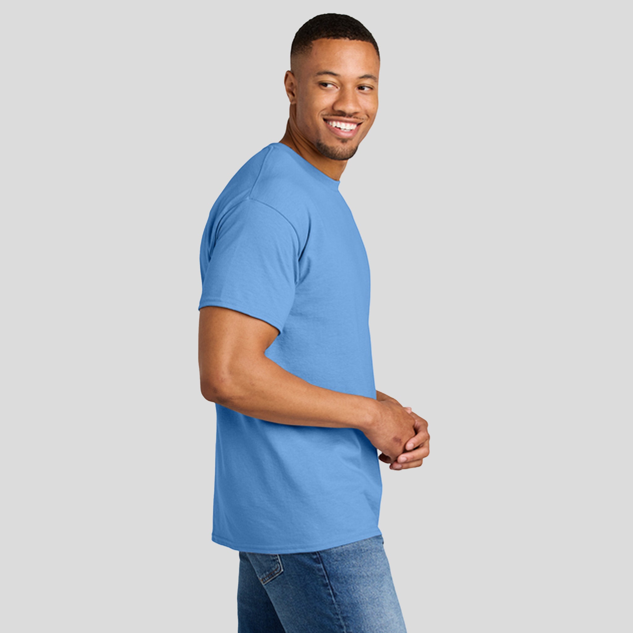 Gildan® DryBlend® 50 Cotton/50 Poly T-Shirt | Carolina Blue