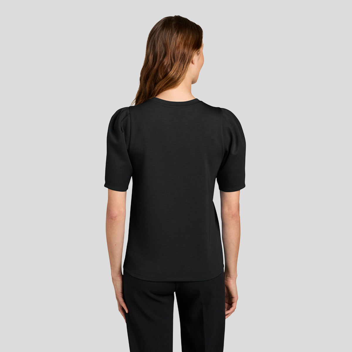 Women’s Short Sleeve Lite Spacer Top | Deep Black